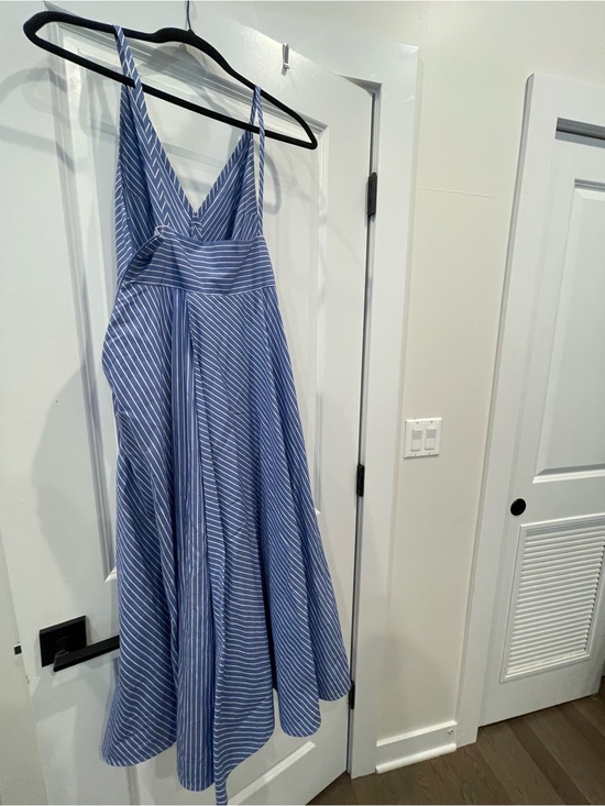 cos blue and white striped dress Xirena Hazel Dress In Castaway Blue main image 1